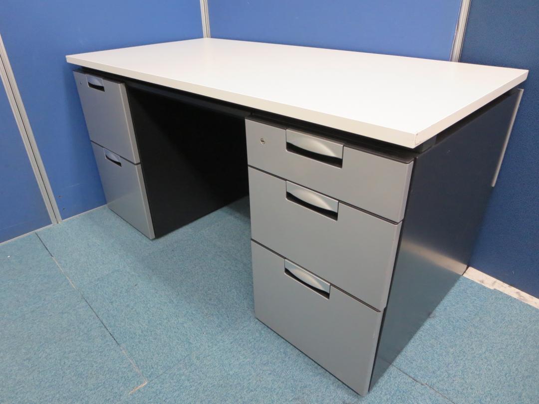 【２台】安心のコクヨ製■収納たっぷりの１４００ｍｍ両袖机■とにかく頑丈・長持ち■鍵サービスあります
                        デルフィ
                                    中古
            