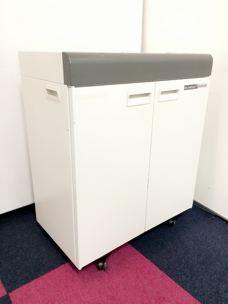【1点限り】～明光商会製　コンパクトシュレッダー（CDも裁断）　裁断枚数28枚　狭いオフィスで使用の方におすすめ～
                        MS ID331-SRMⅡ
                                    中古
            