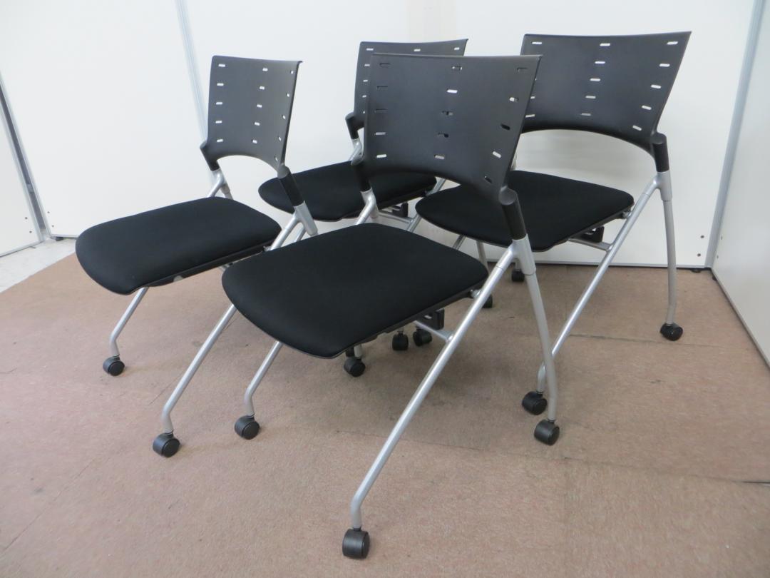 【限定1セット】キャスター付ミーティングチェア4脚セット！イトーキ製マノス【中古オフィス家具】
                        マノス
                                    中古
            