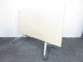 【高級会議用テーブル】オカムラ製　フレミックス(Fremix)　天板は折りたためるフラップ式で移動や収納時に便利。