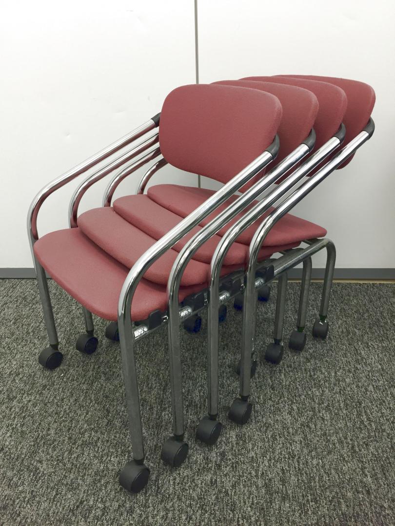 【セット価格！】4脚1セットにて、セット割引！会議室チェア、キャスター付タイプ【全国配送】
                        
                                    中古
            