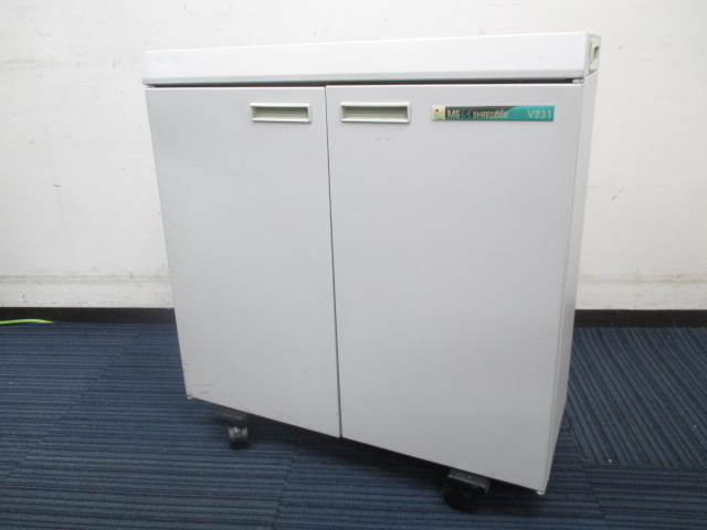 【裁断くずの一部がソバになるため大特価！】■同時裁断10枚まで確認済み ■明光商会製  ■オフィス用シュレッダー ■MS　V-231 ■裁断くずの詳細はクリックしてご確認ください！【値下品】

                        
                                    中古
            