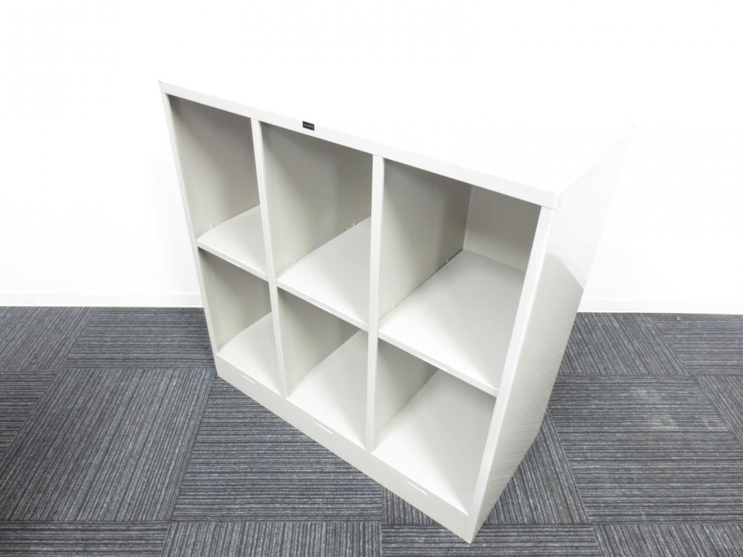 【1台限定】内田洋行製 オープン　シューズボックス　■取り出しの頻度が高い書類や保管庫、下駄箱(シューズボックス)としてもご使用頂けます！2列3段タイプ
                        
                                    中古
            