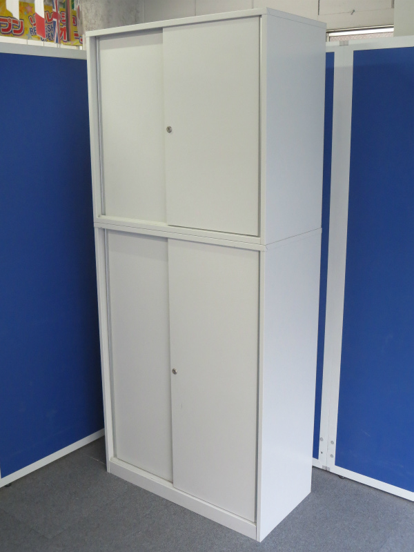 【価格重視のお客様におすすめ！】～人気のホワイトカラーの引き違い書庫セットが１台限定入荷！～
                        
                                    中古
            