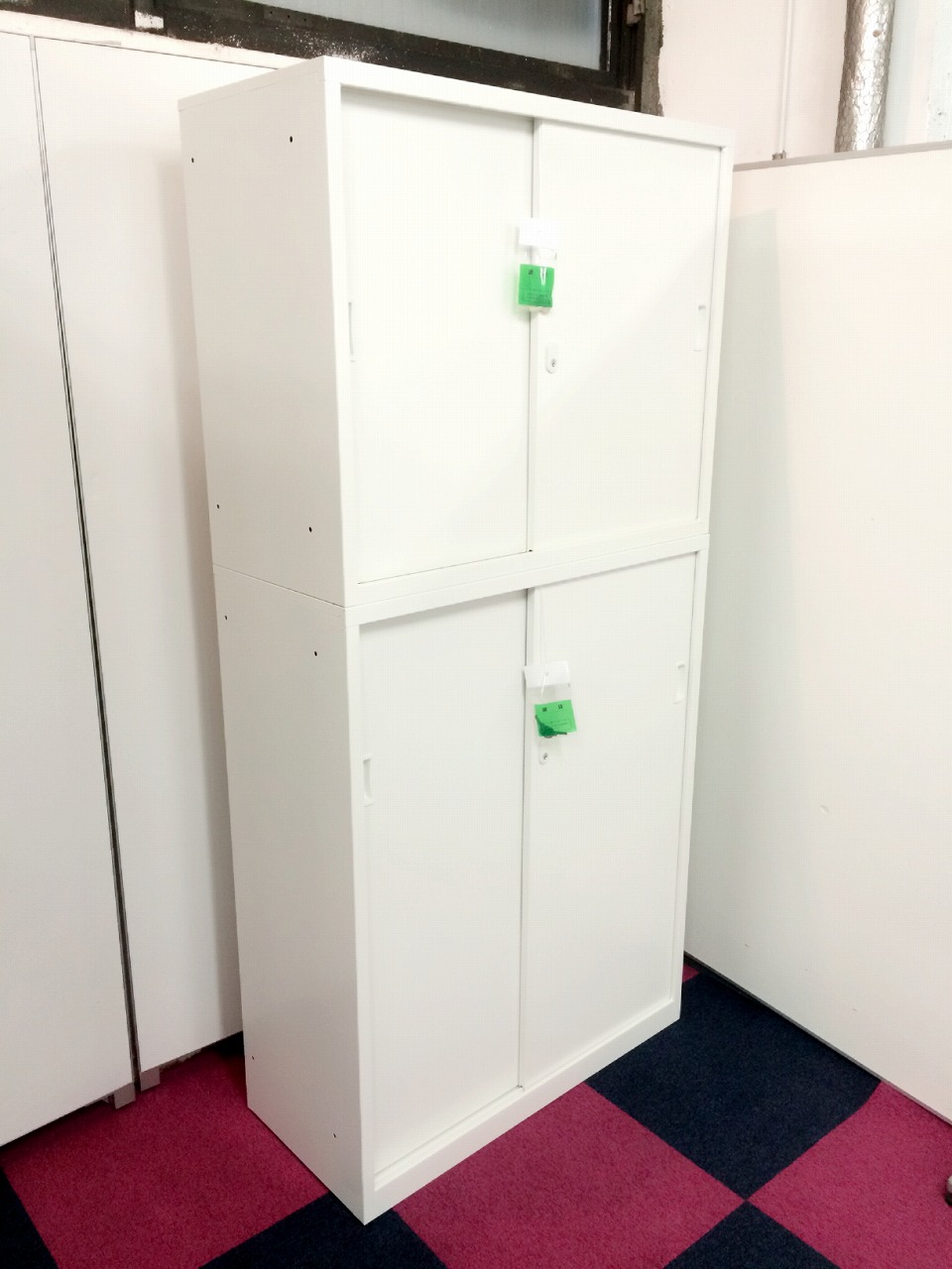 【人気のホワイト家具】～生興製ＡＮシリーズ　上下引違書庫ですので狭いスペースで大活躍　おすすめ～
                        ＡＮ
                                    新古品
            