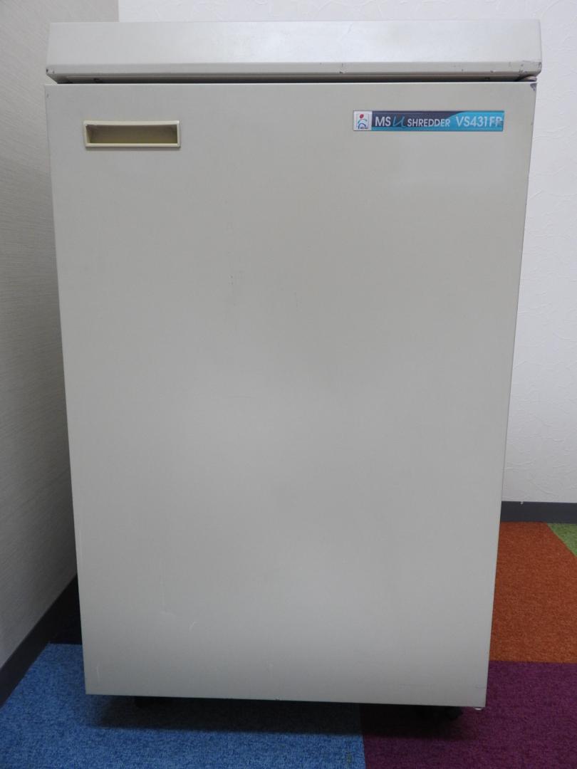同時裁断で16枚！通常オフィスにあれば重宝します【大型業務用シュレッダー】
【RP】
                        VS431FP
                                    中古
            