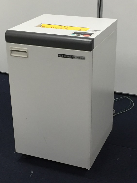 【最大裁断枚数50枚】明光商会オフィスシュレッダー｜ID431SEFⅡ【動作良好◎】
                        
                                    中古
            