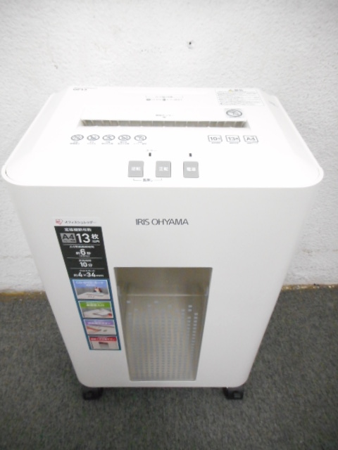 新品】 OF13_ アイリスオーヤマ シュレッダー 170612 - 中古