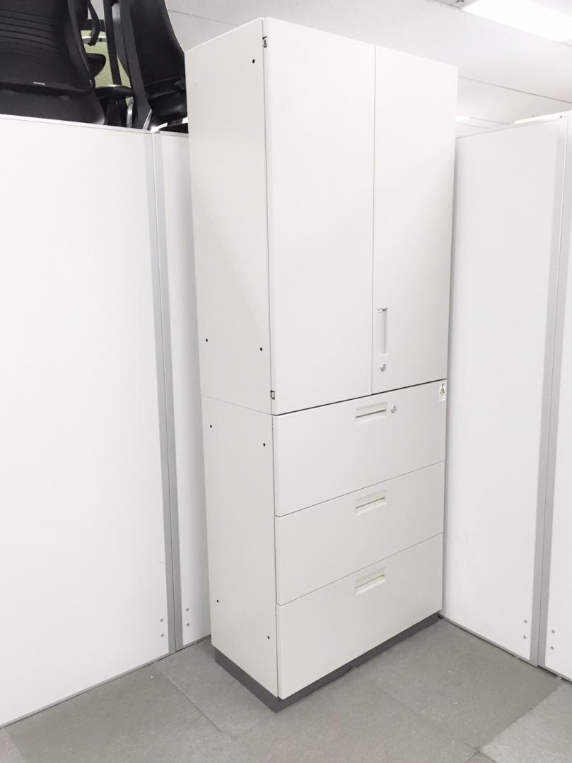 【状態良好】A4ファイルの収納に大活躍な一番人気の書庫セット！横幅と奥行きも通常よりコンパクトサイズ！
                        ビジネスウォールNタイプ
                                    中古
            