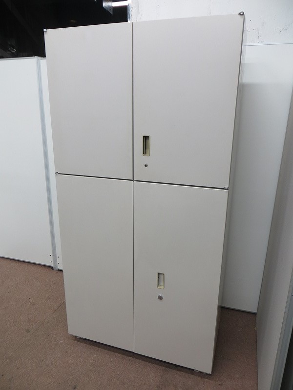 【超レア！耐火書庫！】中古市場では大変珍しい耐火上下両開き書庫セット！美品・鍵付き！【中古オフィス家具】
                        シンラインセーフ
                                    中古
            