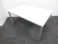 ■ミーティングテーブル(Mテーブル)(会議用テーブル)■オカムラ製　■天板ホワイト(人気のホワイトカラー)■W1200×D800×H720mm（2～3人用サイズ）【4つ脚タイプ】
