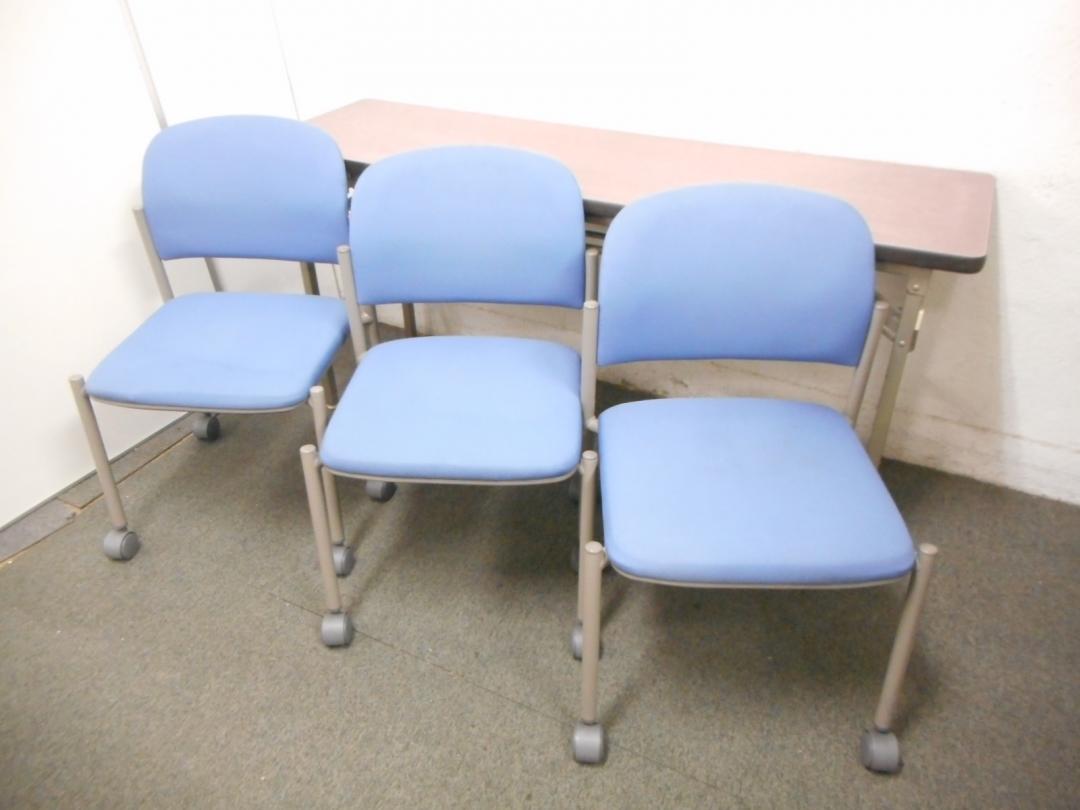 ★早いもの勝ち★【セット商品登場！】ミーティングテーブル【W1500mm】＋3脚セット（キャスター付きで動きも滑らか）
                        
                                    中古
            