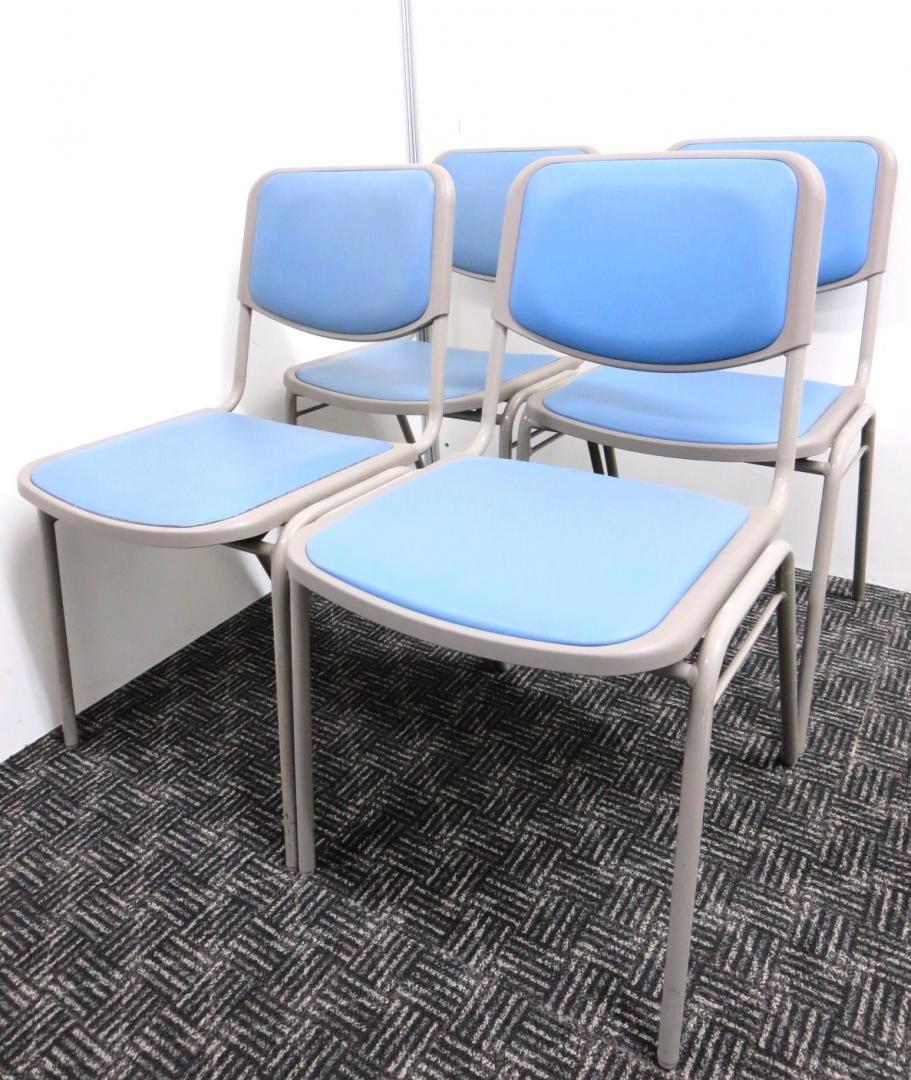 【１セット入荷】ＬＩＯＮ製ミーティングチェア■重ねて収納出来るので省スペース！■シンプルイズベストな方に！■日頃のご愛顧に感謝し、良品を特価で！
                        NO.1050シリーズ
                                    中古
            