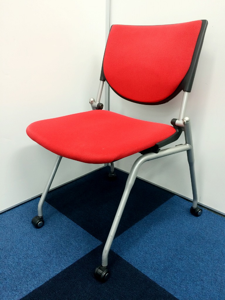 【会議用チェア！ネスティング・キャスター付き】■オカムラ製　■プロスタック　■折りたためるので収納もらくらくできます
                        プロスタック
                                    中古
            