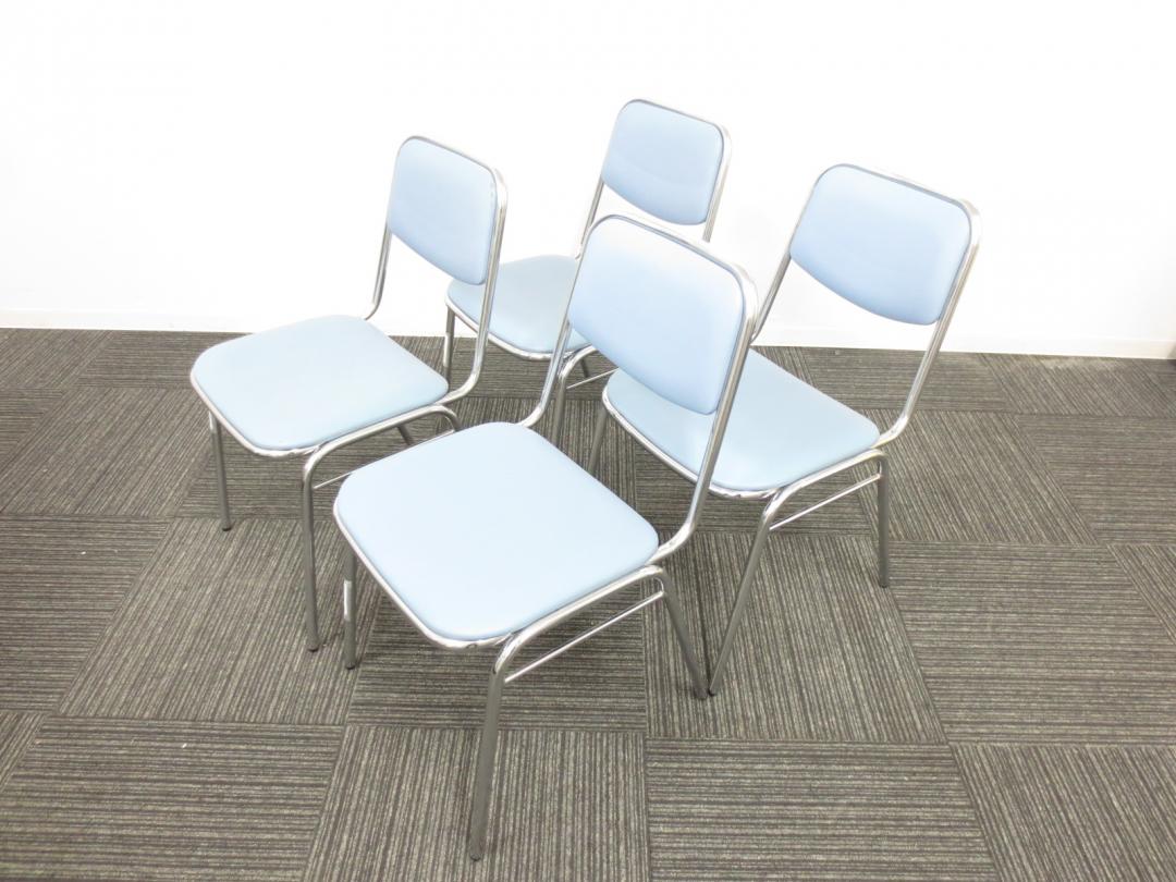 【4脚セット商品】【お買い得商品】～ウレタンレザーで汚れが目立ちづらい！【スタッキングタイプ】

                        
                                    中古
            