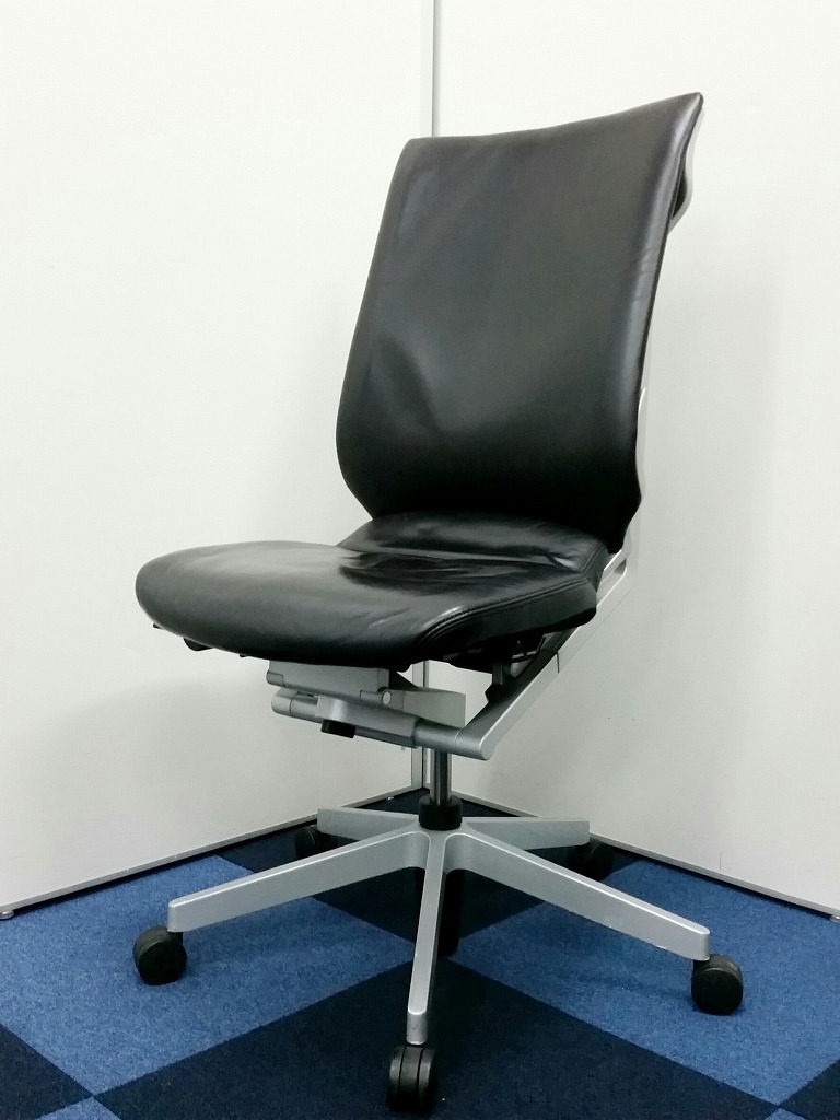 中古】アガタAチェア コクヨ/KOKUYO 肘無ハイバックチェア