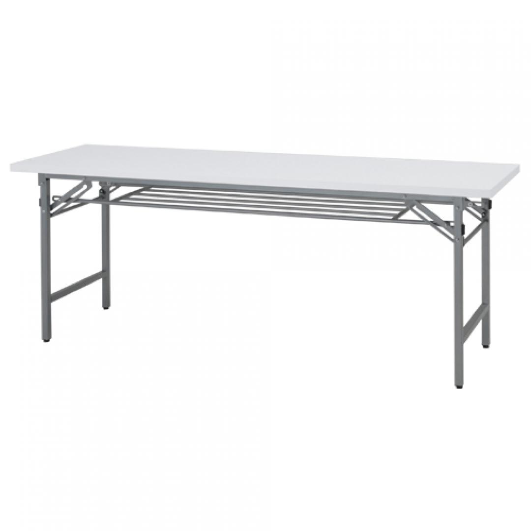 【多目的に活躍！】■折りたたみテーブル　■ホワイト　1500ｍｍ×450ｍｍ×700㎜ 【オフィス家具】

                        
                                    新品
            