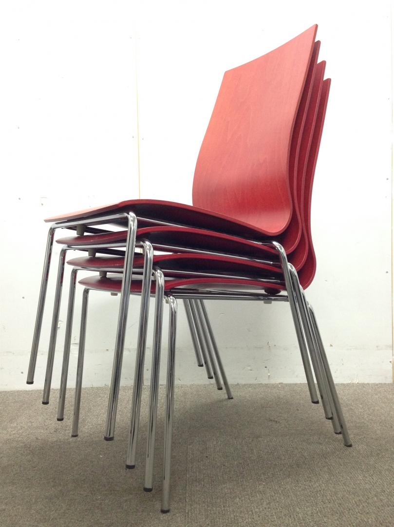 【天童木工製のスタッキングチェア】【4脚販売・おしゃれなチェア】
                        
                                    中古
            