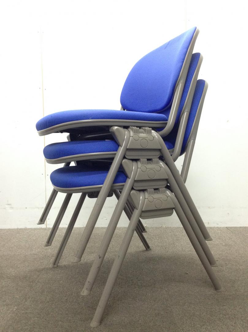 【オカムラ製トーションラインスタッキングチェア】【3脚販売・シンプルミーテイングチェア】
                        トーションライン
                                    中古
            