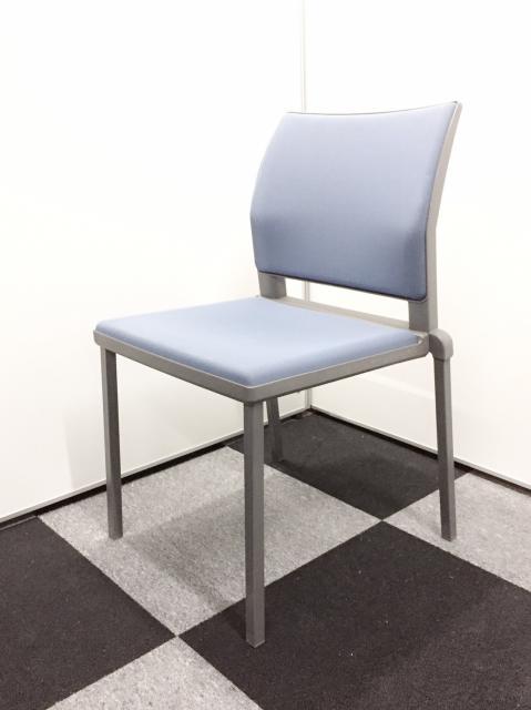 ④コクヨ KOKUYO アイアン ミーティングチェア パイプ椅子 会議椅子-