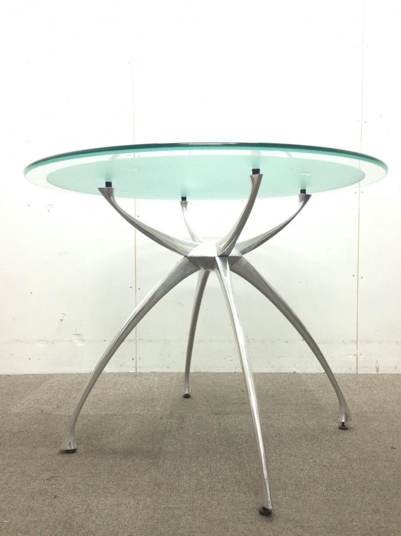 【ADAL　LINKテーブル デザイン家具で人気のあるADAL社】【ガラス天板】
                        
                                    中古
            