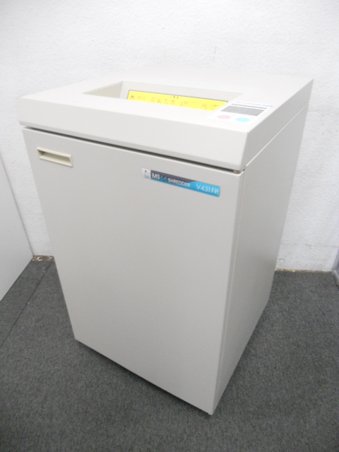 ■個人情報保護に　■A3対応シュレッダー　■V-431FP【明光商会】　■ワンカットクロス　■中古シュレッダー（A3用紙対応） 
                        
                                    中古
            