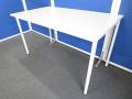 【オールホワイト！】■シンプルデザインで使いやすいテーブル！■横幅1200mm・プラス製（PLUS）■多目的にご利用頂けます。
