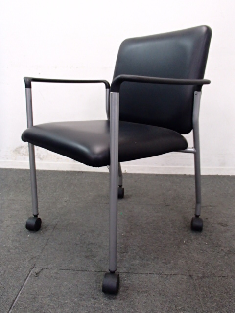 【会議用】新品ミーティングチェア｜肘付きで長時間の会議にも｜お色選べます。 【オフィス家具】
                        
                                    新品
            