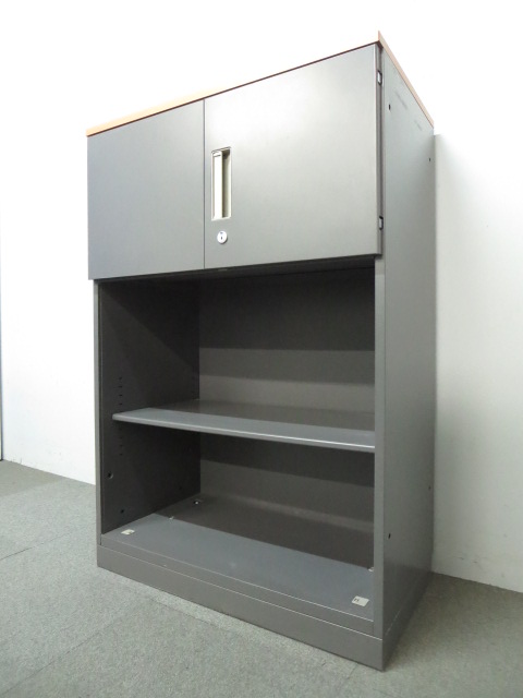 【使い方いろいろ！】コンビ書庫（両開き1段＋オープン2段）■コクヨ製（KOKUYO）■執務室や給湯スペースにも使えます！
                        NS
                                    中古
            