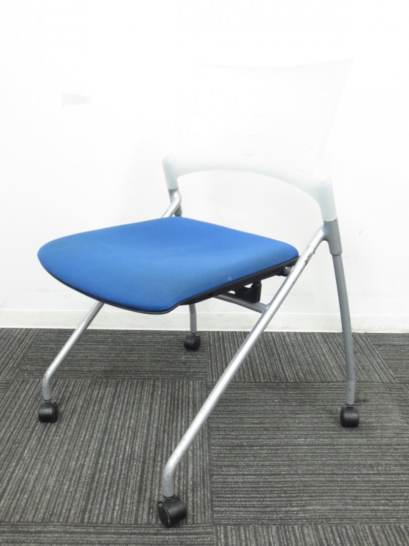 【1脚限定】座面を跳ね上げることができるミーティングチェア！折りたたんで省スペースです
                        マノス
                                    中古
            