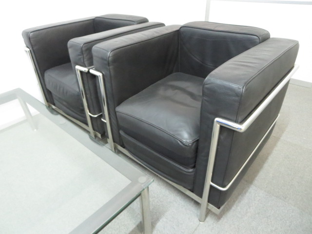 中古】 CORBUSIER LC2 / LC10 応接セット一式 186508 - 中古