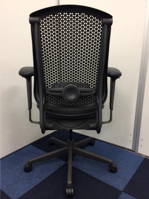 【中古】セラチェア CJ133AASC AJG1BBG1BK Herman Miller/ハーマンミラー 肘付ハイバックチェア 187064