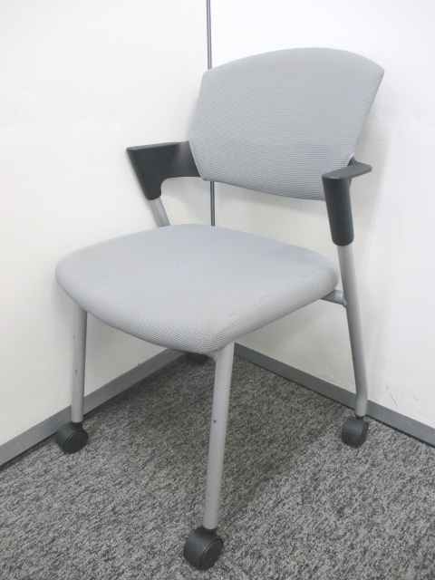 キャスター付ミーティングチェア■オカムラ製プロスタック■スタッキングタイプ！！
                        
                                    中古
            