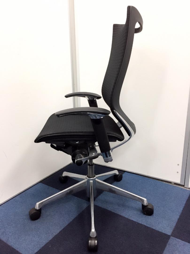 【中古 S(美品)】Baron(バロン) CP85AR-FDH1 中古】バロンメッシュチェア CP85AR FDH1 オカムラ/okamura 肘無