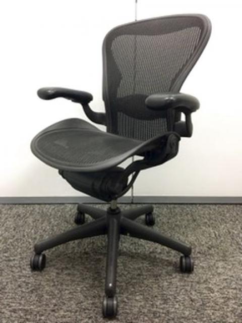 中古】アーロンチェア Herman Miller/ハーマンミラー 肘付ローバック