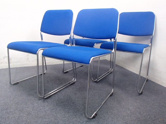 【セット商品！】スタッキングチェア｜会議用におすすめ｜鮮やかなブルーでおしゃれ！

                        
                                    中古
            