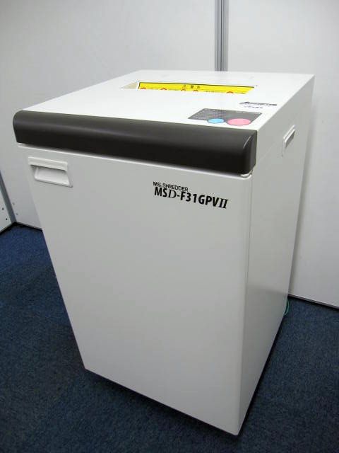 [ｺﾝﾃﾞｨｼｮﾝA+!][限定1台!!]現行モデルシュレッダー MSD-F31GPV Ⅱ
                        
                                    中古
            