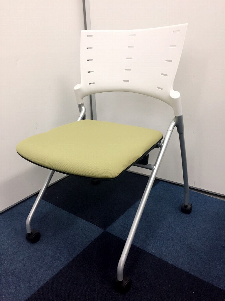 【人気ネスティングチェア】イトーキ製マノスチェア入荷致しました。色は明るいグリーンですので、休憩室におススメですよ！
                        マノス
                                    中古
            