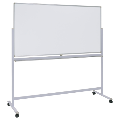 [オフィスの必需品!!]両面脚付きホワイトボード(両面無地) 横幅1800mm/高さ905mm■オフィス・事務所・お店でのご使用に適したシンプルなデザインのホワイトボードです!! 
                        
                                    新品
            