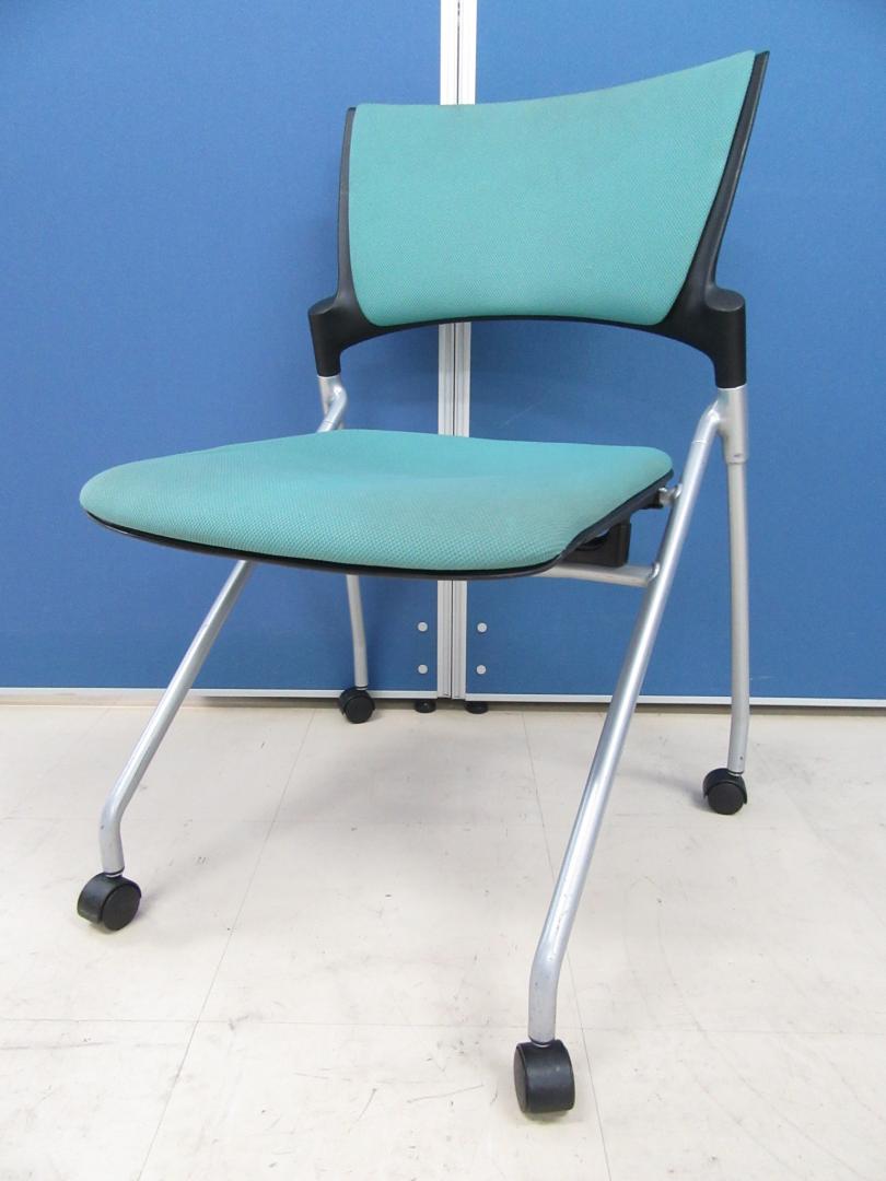 [8脚入荷!!]イトーキ(ITOKI) マノスチェア グリーン 背パッド付■会議室や学習塾・研修等でのご使用におすすめです!![ネスタブル][専門業者クリーニング実施済み]
                        マノス
                                    中古
            