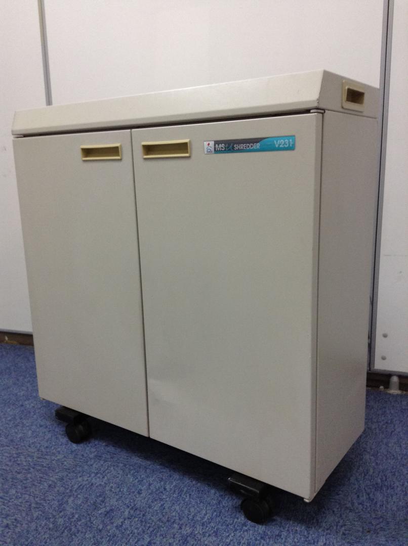 【明光商会】デスクサイドに最適な業務用シュレッダー
                        
                                    中古
            