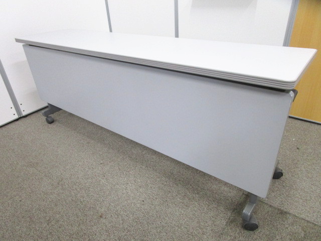 ★１台追加のお客様必見★激安★奥行450mmのスリムタイプ・スタックテーブル★１台限りにつき大特価！｜中古フラップテーブル｜会議用テーブル｜幕板付き
                        
                                    中古
            