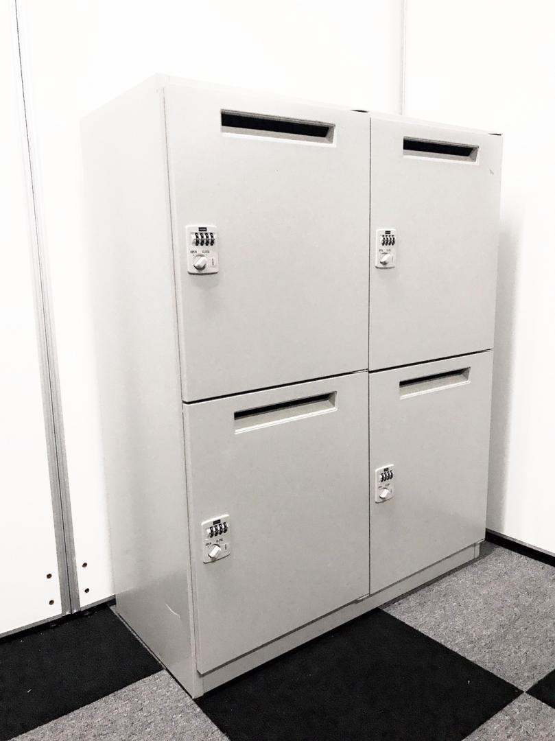 【珍品！A4サイズメールロッカー】内田洋行製【ダイヤル・シリンダー錠付】
                        
                                    中古
            