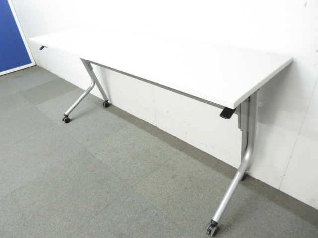 ■サイドフォールドテーブル　■W1500×D450mmサイズ　■オカムラ ネスティアシリーズ【NESTIA】平行スタックテーブル
                        ネスティア
                                    中古
            