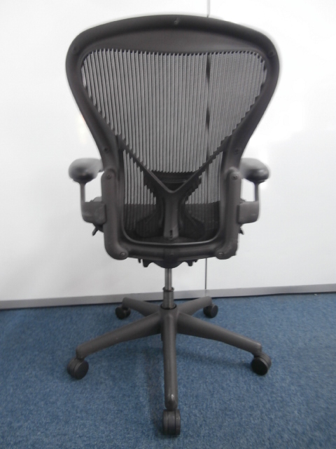 アーロンチェア　AE113AWB PJ G1 BB BK 3D01  クラシック Herman Miller Aeron Chair Bサイズ AE113AWB PJ G1 BB BK 3D01