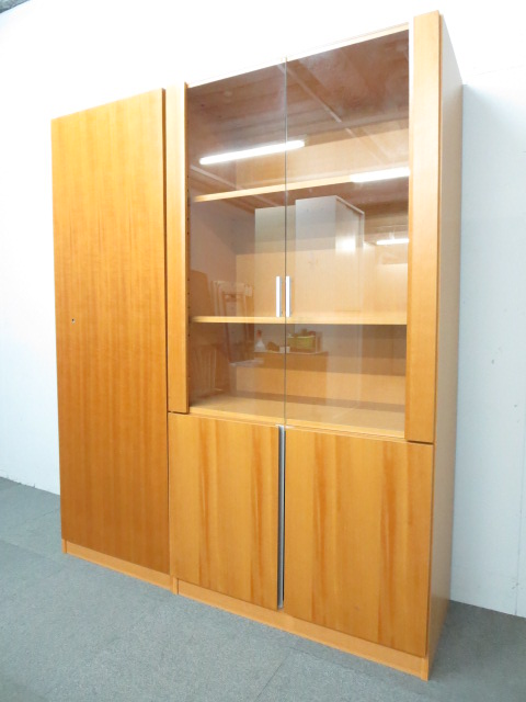 【定価60万円以上のセット商品！】■イトーキ　役員用書棚＆ワードローブセット【エグゼクティブルームにオススメ！】■【高級木製家具】
                        役員用家具　XV(エックスブイ)シリーズ
                                    中古
            