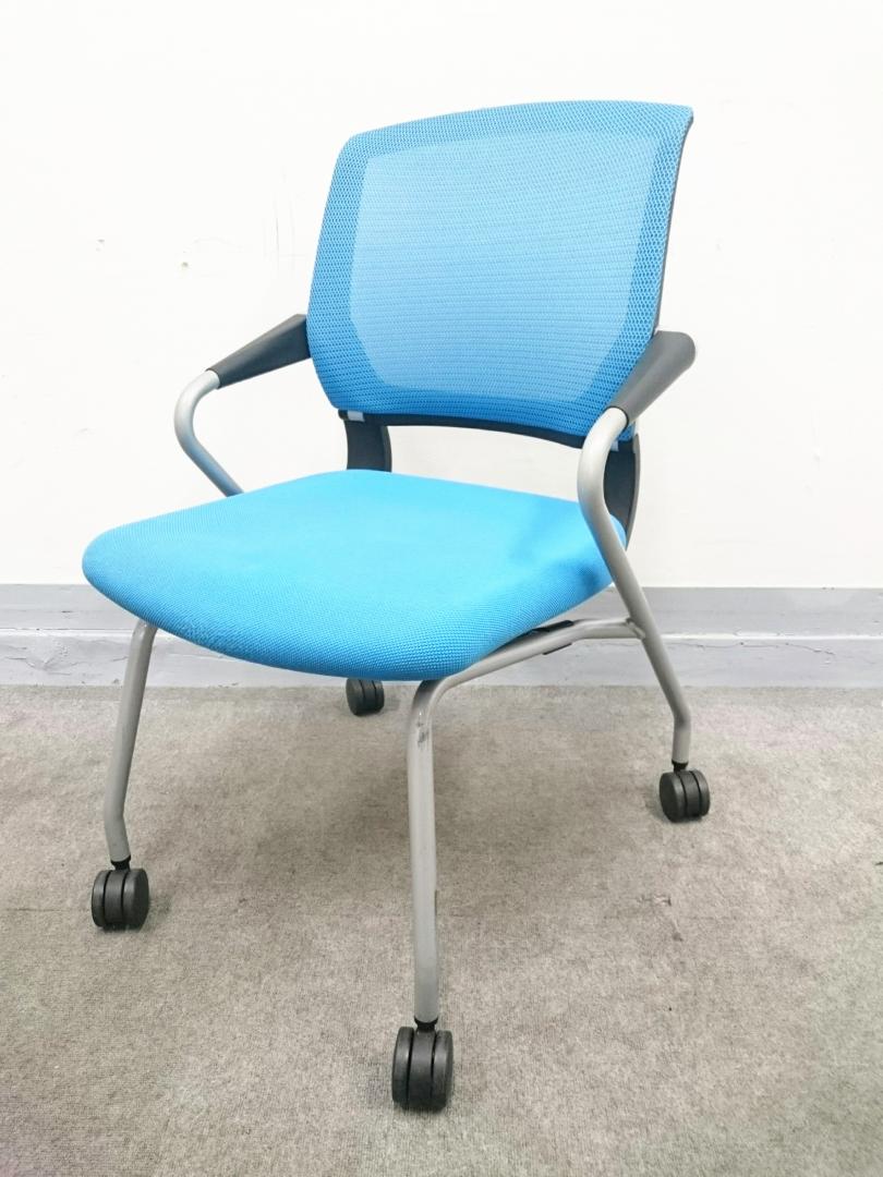 【KS】[4脚入荷！]鮮やかなライトブルーカラー！コクヨ製サテリテ！ミーティングルームを鮮やかに彩りませんか？
                        サテリテ
                                    中古
            