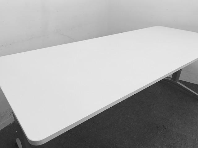会議テーブル ホワイト 1800x750x700 イトーキ製DDEP－187T