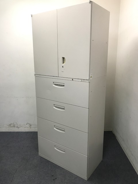 【上下書庫セット】｜4段ラテラル+両開き｜小物の収納に！梁下設置に！

                        SA
                                    中古
            