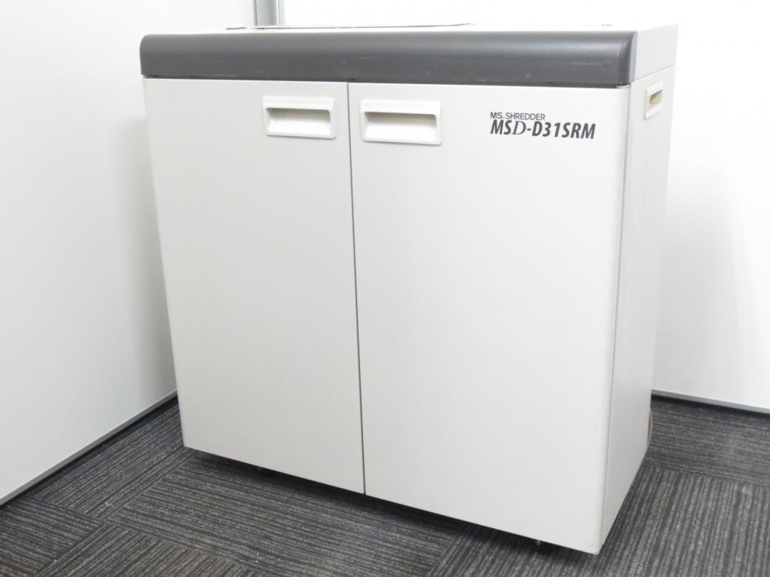 【シンプルながら高機能!!】【2012年製シュレッダー/明光商会】■オフィスに設置しても場所はとりません!!【限定1台!!】
                        MSD-D31SRM
                                    中古
            